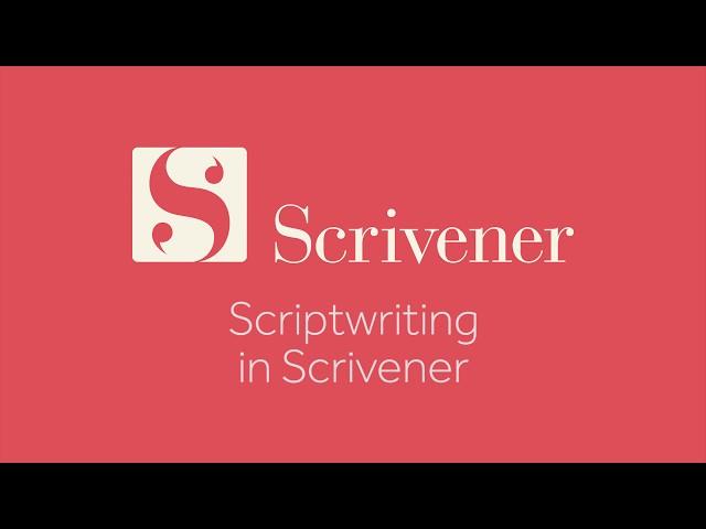 Scriptwriting - Scriptwriting In Scrivener