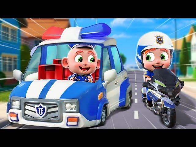 Super Police Car - Baby Police Song | Police Cartoon | More Funny Nursery Rhymes For Kids