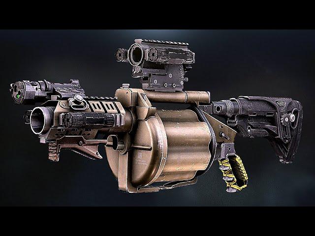 This is Milkor M32A1 MSGL (Grenade Launcher)