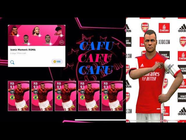 Trick to get Iconic Moment CAFU %  Iconic Moment ROMA . PES 2021 Mobile.