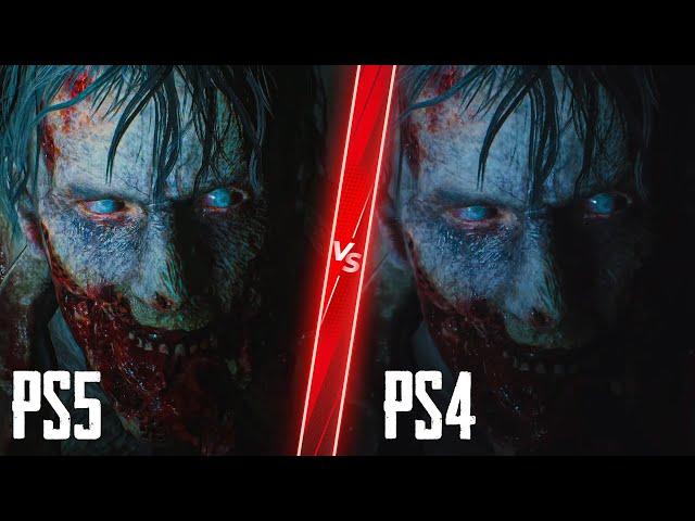 Resident Evil 2 PS4 vs PS5 Ray Tracing ON - Direct Comparison! Attention to Detail & Graphics! 4K