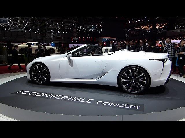 Lexus LC Convertible Concept 2019| MeGoElectric UA