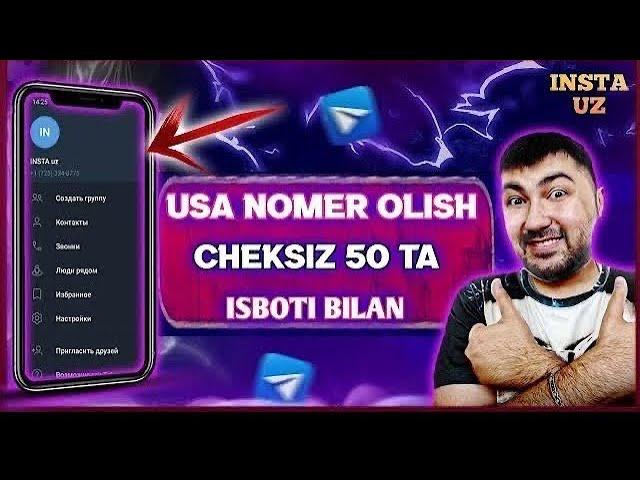 USA NOMER OLISH 2025 // TEKINGA VA CHEKSIZ OLISH // SAYT ORQALI YANGICHA