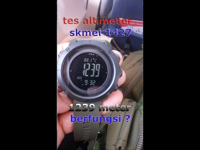 Tes altimeter skmei 1427 skmei 1418