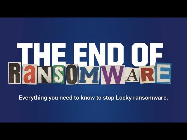 Watch Locky Ransomware in action and learn how Sophos stops it
