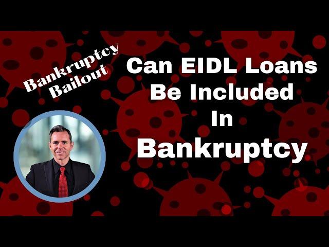 Can EIDL Loans be Included in Bankruptcy. Economic Injury Disaster Relief Loans in Bankruptcy.