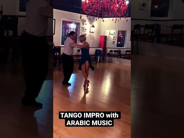 Tango improvisation with Arabic music #tango #arabic #tangodance #argentinetangodance