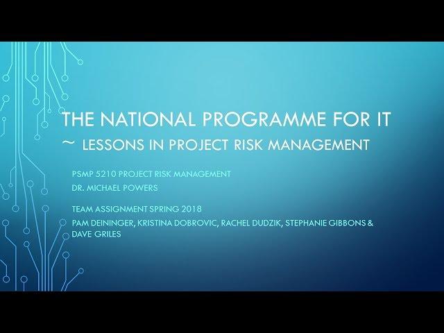 NHS National Programme for IT