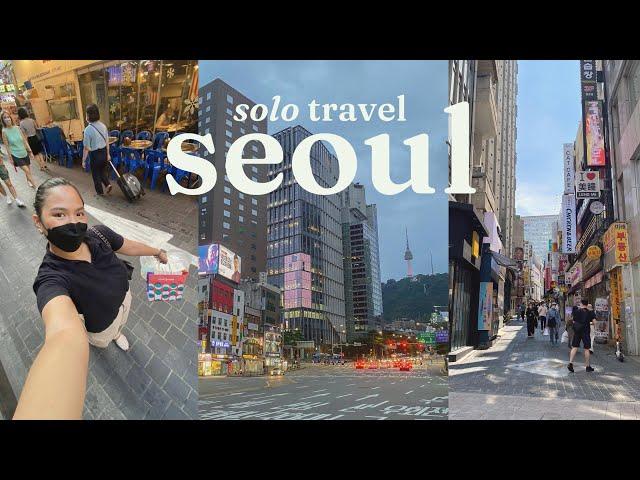 KOREA SOLO TRAVEL  first time flying alone to seoul | EP1 solo travel vlog