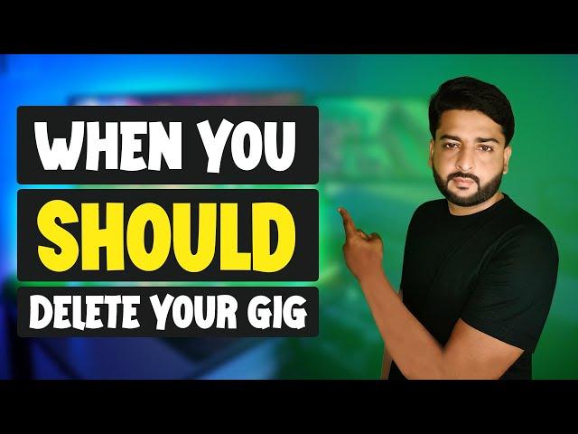 When You Should Delete Your GIG | How to Check Your GIG Analytics | GIG Data | Fiverr | Class 27