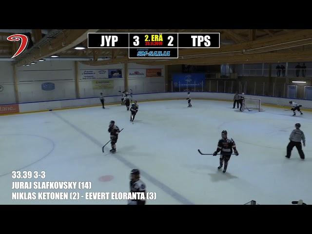 Juraj Slafkovsky 14th goal in season TPS U18 (Jr. B SM-sarja) 19/20