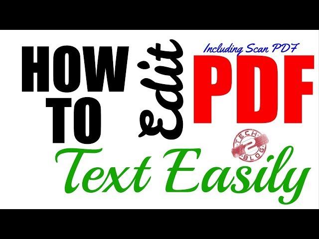 How To Edit PDF Text (Scanned Image + Normal PDF) using Ashampoo PDF Pro