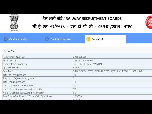 RRB NTPC Result 2021 Kaise Dekhe ? How To Check RRB NTPC Result 2021 ?