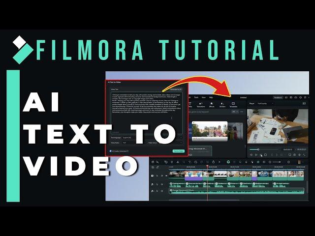 Text To Video【Filmora AI Function】