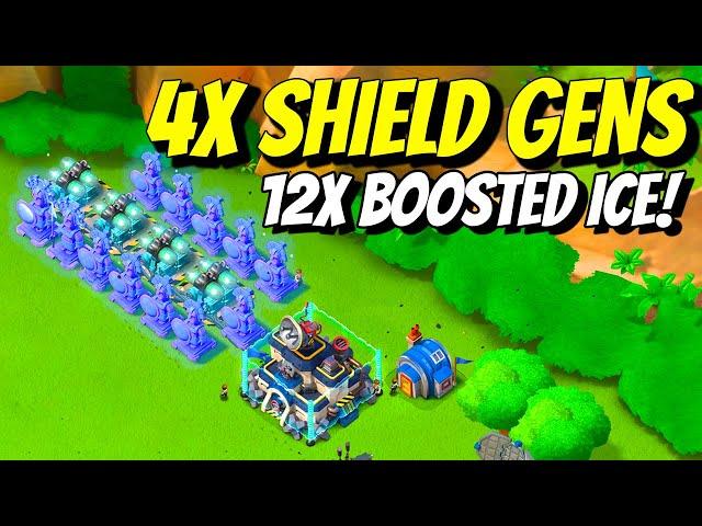 Attacking a Boom Beach MAX Health Headquarters!