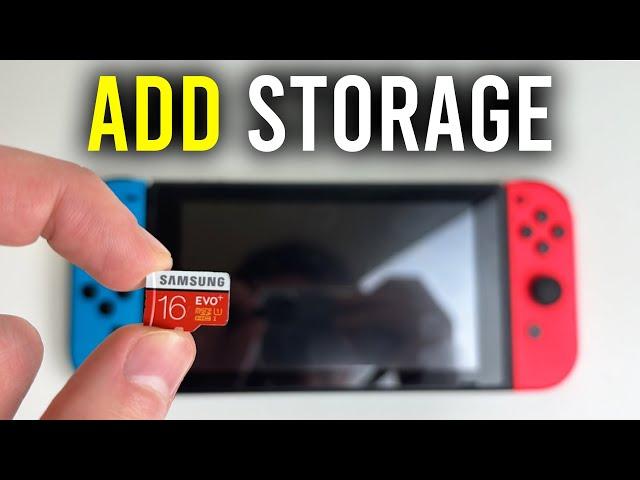 How To Add Extra Storage To Nintendo Switch - Full Guide