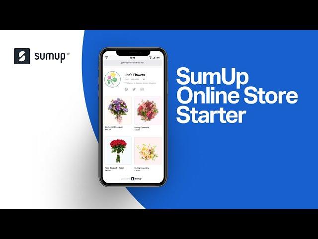 Introducing the SumUp Online Store Starter. The easy online store for your business.