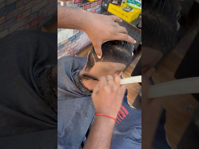 V-shape hair cut #highfade #hairstyle #trending #barbershop #short #fyp