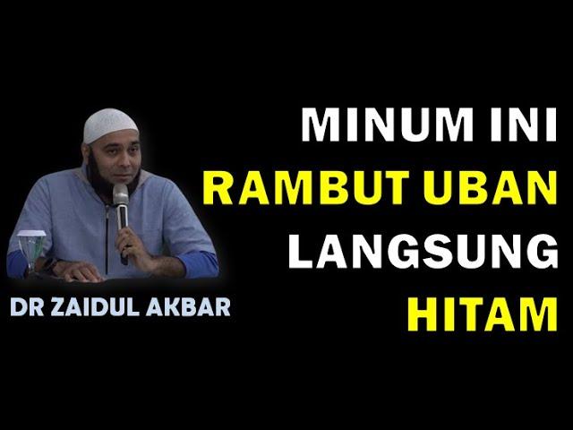 MINUM INI RAMBUT UBAN LANGSUNG HITAM KEMBALI || dr ZAIDUL AKBAR #ResepSehat