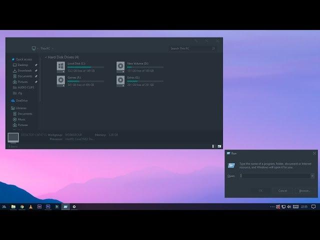 Matte Black Theme for Windows 10 (2020)