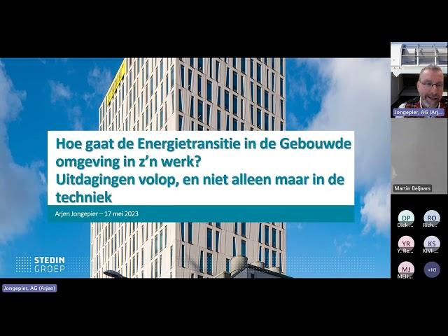 E lunchwebinar Hoe gaat de Energietransitie in de Gebouwde Omgeving in z'n werk