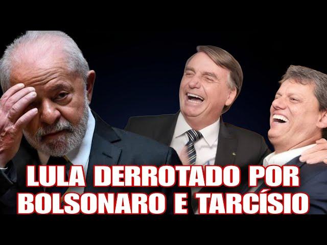 BOMBA BOMBA! SE AS ELEIÇÕES FOSSEM HOJE BOLSONARO E TARCÍSIO VENCERIAM LULA