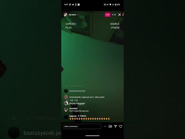 DP Beats Cooking Up with Chief Keef Loops on IG Live (Dec 17, 2022)