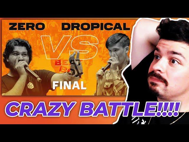 COLAPS REACTS | Zero vs. Dropical || FINAL || V1 Beatbox Battle