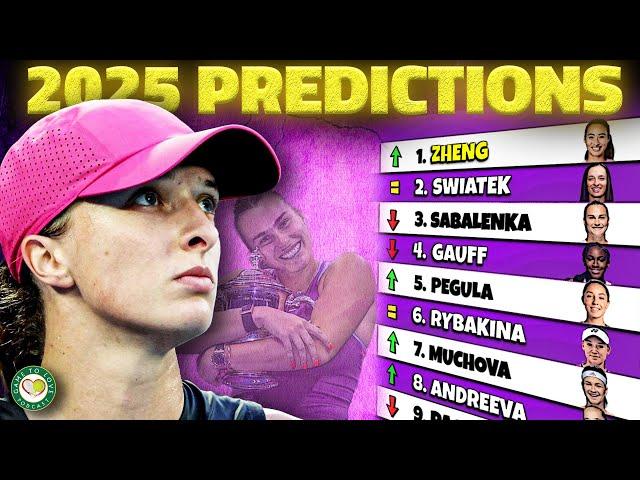 2025 WTA Predictions  | Top 10 & Grand Slam Winners  | GTL Tennis Podcast