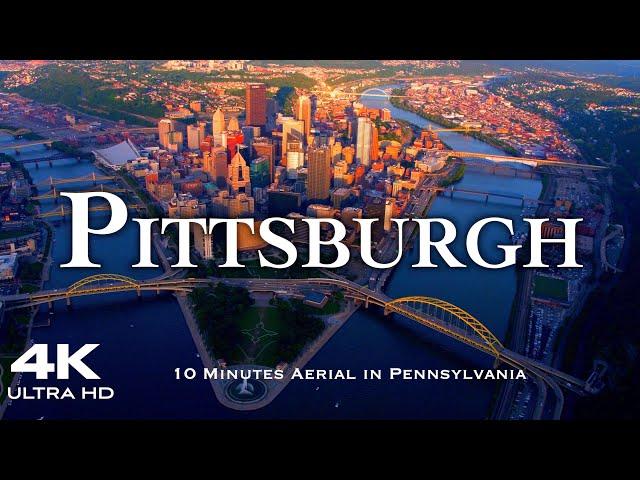 PITTSBURGH  Drone Aerial 4K Pennsylvania | USA United States of America