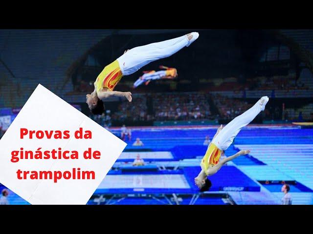 Provas da ginástica de trampolim