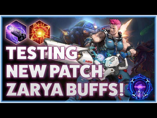 Zarya Expulsion Zone - TESTING NEW PATCH ZARYA BUFFS! - Grandmaster Storm League