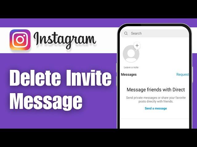 How to Delete Invite Message on Instagram (EASY)