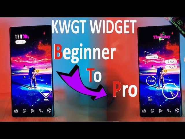 KWGT Widget - How to Go from Beginner to PRO - EP1 - [2020 Guide] - Android Customization Tutorial