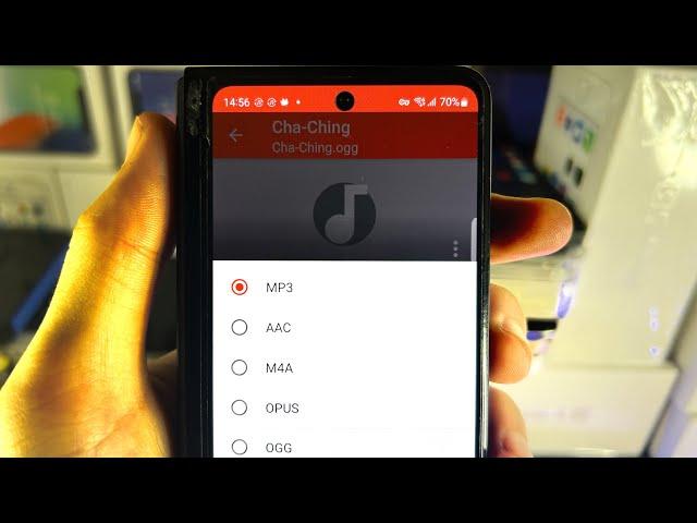 How To Covert aac to mp3 in Android!