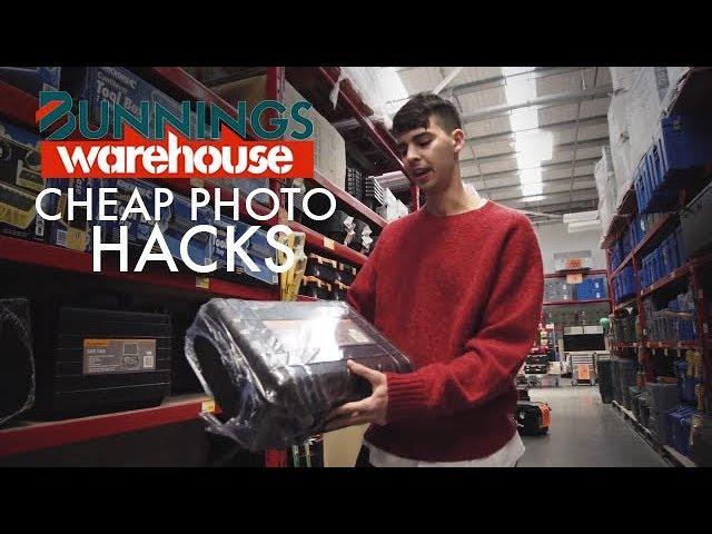 7 Cheap Hardware Store Photography Items! (BUNNINGS WAREHOUSE Photo Hacks)