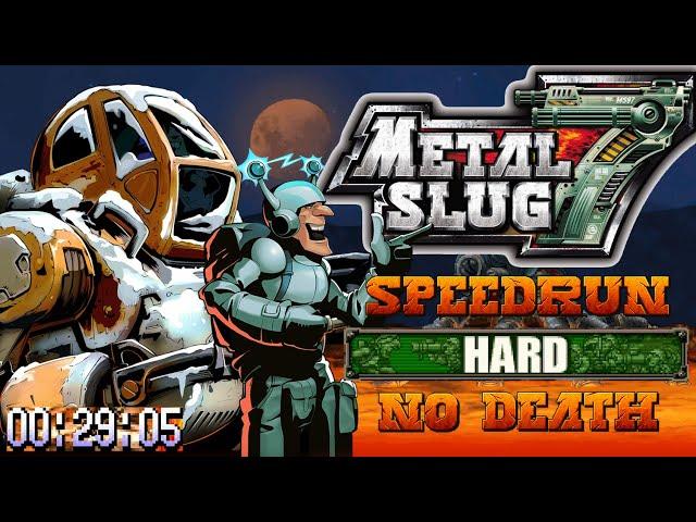 Metal Slug 7 - Full Speedrun HARD No Death [Fio - 29 Mins]