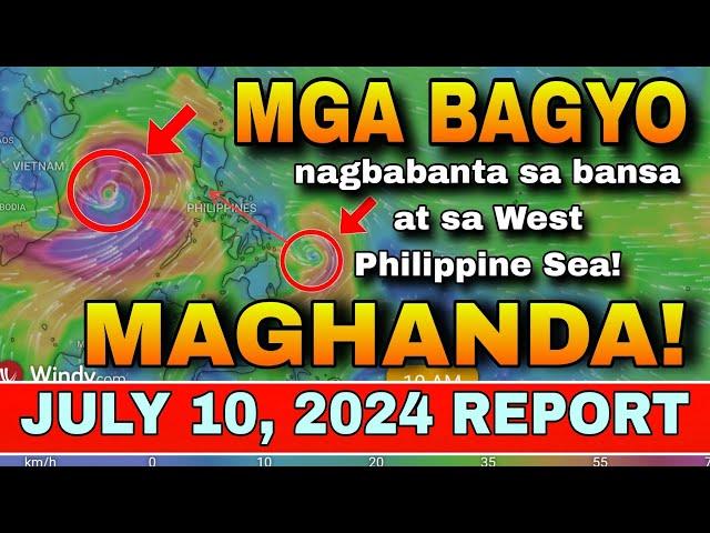 2 BAGYO, MAGSASABAY NA MABUBUO! ️ | WEATHER UPDATE TODAY LIVE | ULAT PANAHON TODAY | BAGYO OUTLOOK