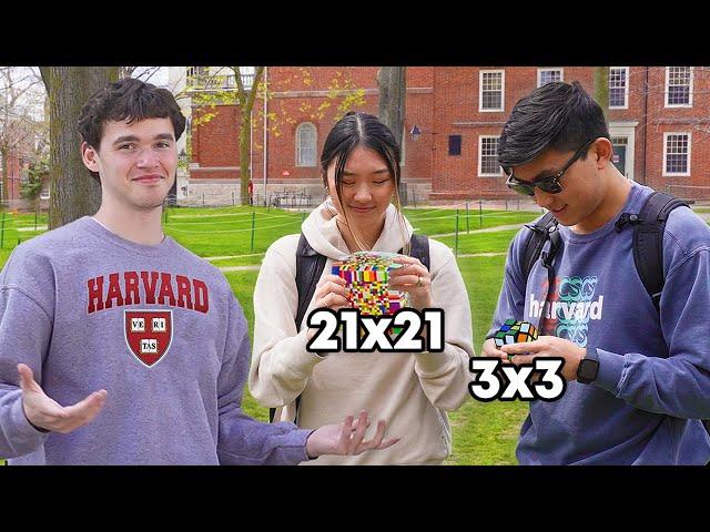 Asking Harvard Students To Solve My Rubik's Cube