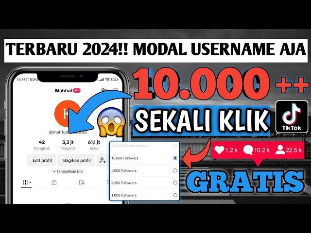 Auto Banjir Followers || CARA MENAMBAH FOLLOWERS TIKTOK GRATIS - Sepuasnya!!