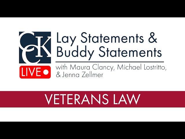 Lay Statements & Buddy Statements: How to fill the gaps in your VA claim