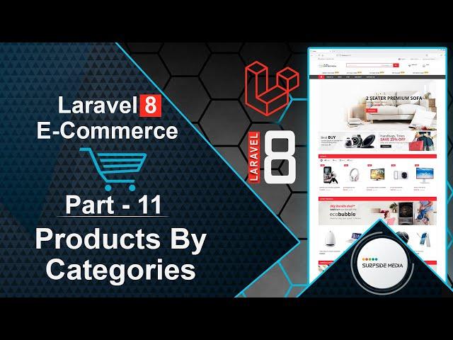 Laravel 8 E-Commerce - Products By Categories