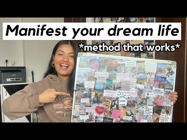 2025 VISION BOARD: How to Make a Vision Board That Actually Works (Manifestation Tips)| Ananya Gupta