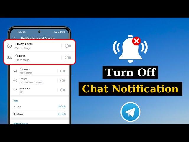 How To Turn Off Telegram Chat Notifications on Android | Disable Chat Alerts on Telegram App