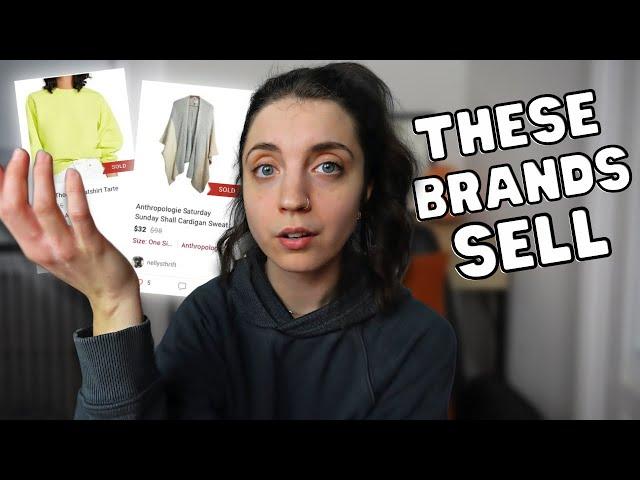 20 Brands to THRIFT & SELL Online (clothing brands for new eBay & Poshmark sellers to know)