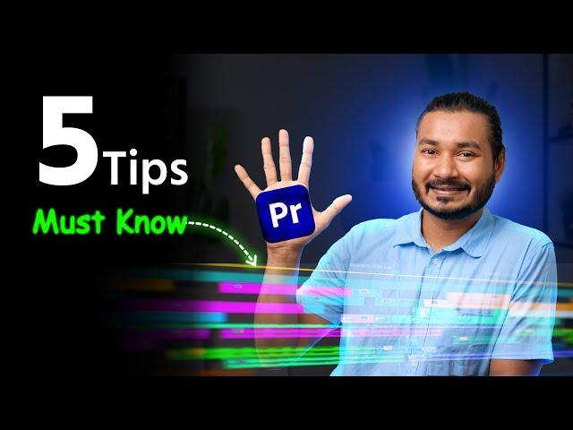 5 Timeline Tips in Premiere Pro! Don't Miss it!!