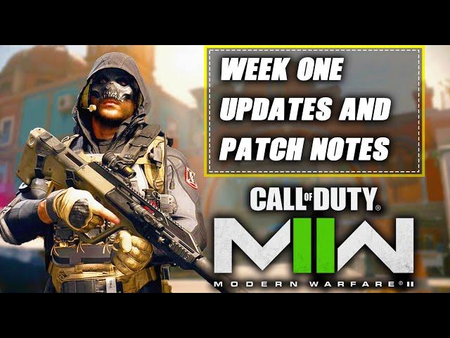 Modern Warfare 2 WEEK 1 update crash fixes and patch notes | MW2 Patch