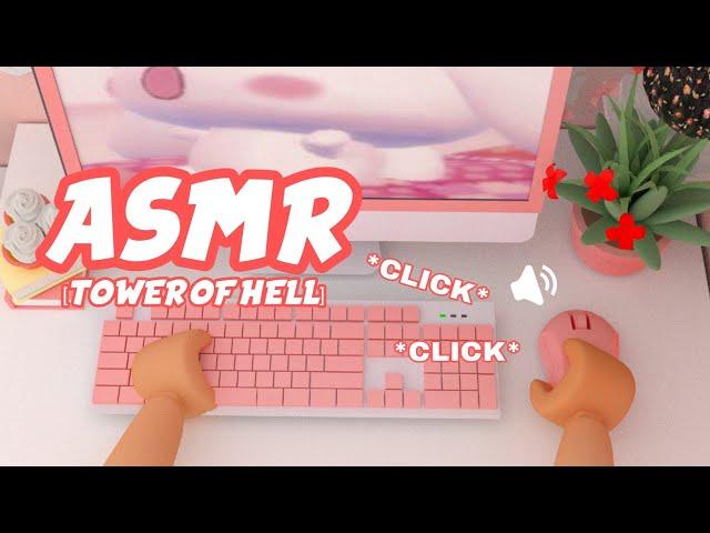 ROBLOX Pro Tower of Hell but it's KEYBOARD ASMR... *VERY CLICKY*