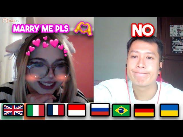 Anti Simp Polyglot Rejects Girl in 8 languages 