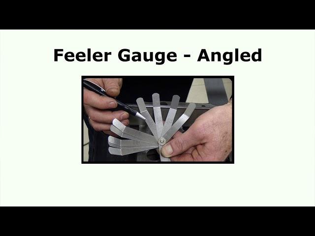 Tools - Straight Edges and Feeler Gauges